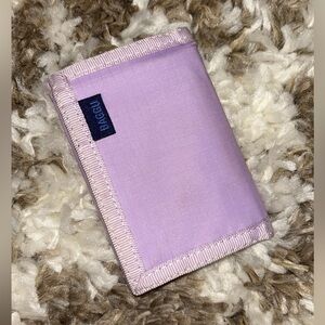 Baggu Moss + Lilac Velcro Wallet